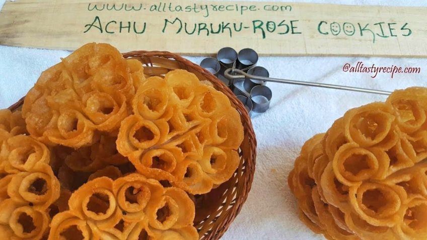 Achu Murukku-அச்சுமுறுக்கு-Achappam-Rose Cookies with Eggs